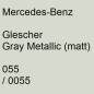 Preview: Mercedes-Benz, Glescher Gray Metallic (matt), 055 / 0055.